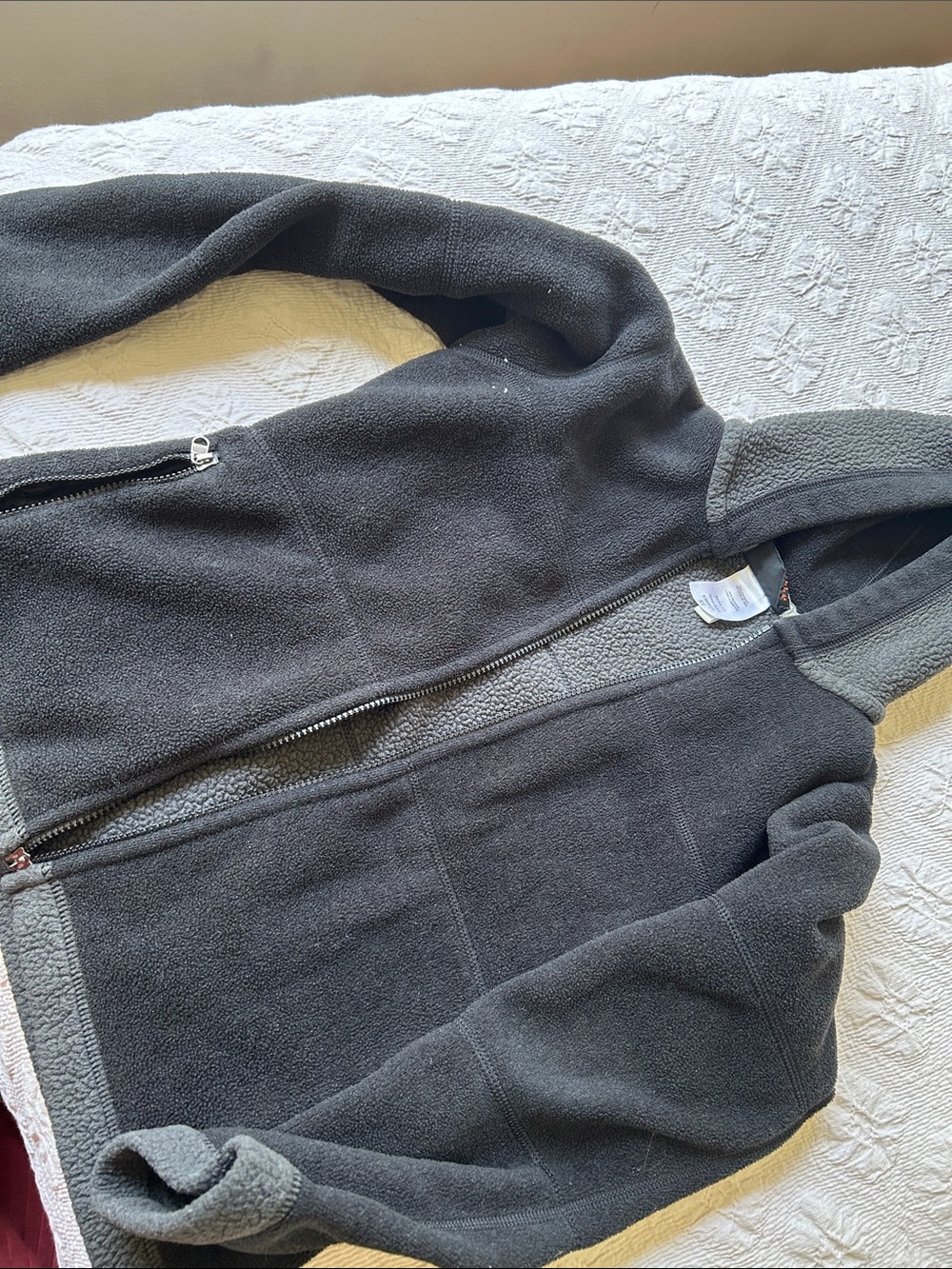 Patagonia Kids Charcoal Gray Hooded Puffer Jacket